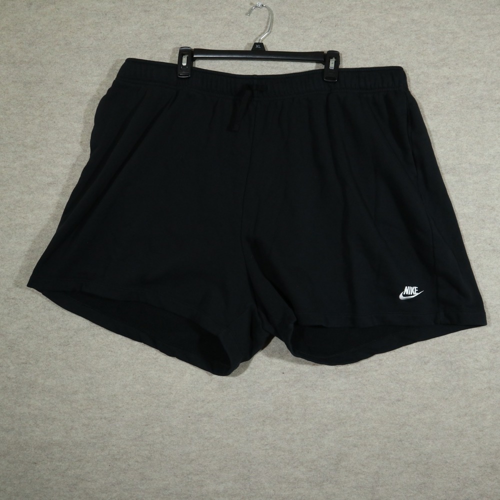 Nike Mens Sportswear Club Fleece Shorts 3X Black Futura Logo Gym Athleisure Y2K